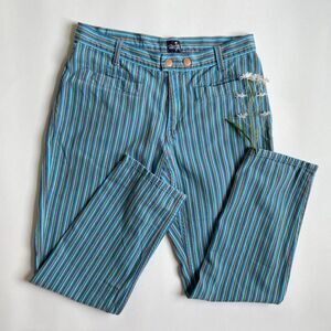 Vintage 90s Levi’s silvertab blue stripe jeans